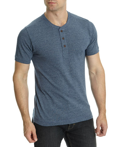 Short-Sleeved Grindle Henley Top